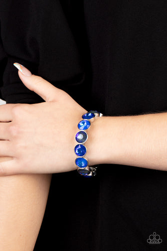 Paparazzi Jewelry Bracelet Radiant on Repeat - Blue