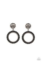 Load image into Gallery viewer, Paparazzi Jewelry Earrings Playfully Prairie - Black
