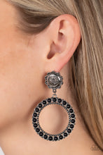 Load image into Gallery viewer, Paparazzi Jewelry Earrings Playfully Prairie - Black