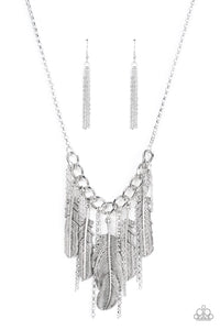 Paparazzi Jewelry Necklace NEST Friends Forever - Silver
