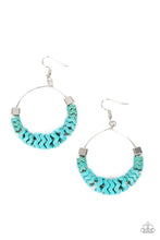 Load image into Gallery viewer, Paparazzi Jewelry Earrings Capriciously Crimped - Blue