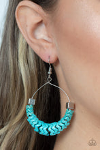 Load image into Gallery viewer, Paparazzi Jewelry Earrings Capriciously Crimped - Blue