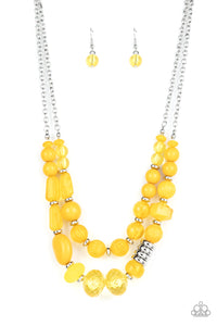 Paparazzi Jewelry Necklace Pina Colada Paradise - Yellow