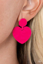 Load image into Gallery viewer, Paparazzi Jewelry Earrings Just a Little Crush - Pink