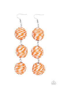 Paparazzi Jewelry Earrings Laguna Lanterns - Orange