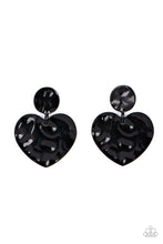 Load image into Gallery viewer, Paparazzi Jewelry Earrings Just a Little Crush - Black