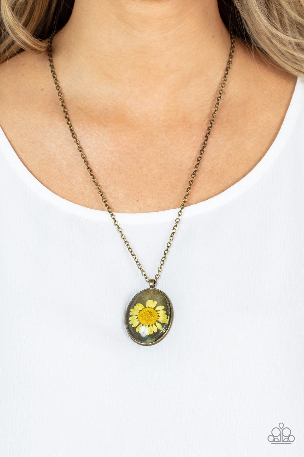 Paparazzi Jewelry Necklace Prairie Passion - Yellow