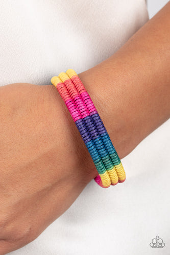 Paparazzi Jewelry Bracelet Rainbow Renegade - Multi