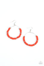Load image into Gallery viewer, Paparazzi Jewelry Earrings Loudly Layered - Red
