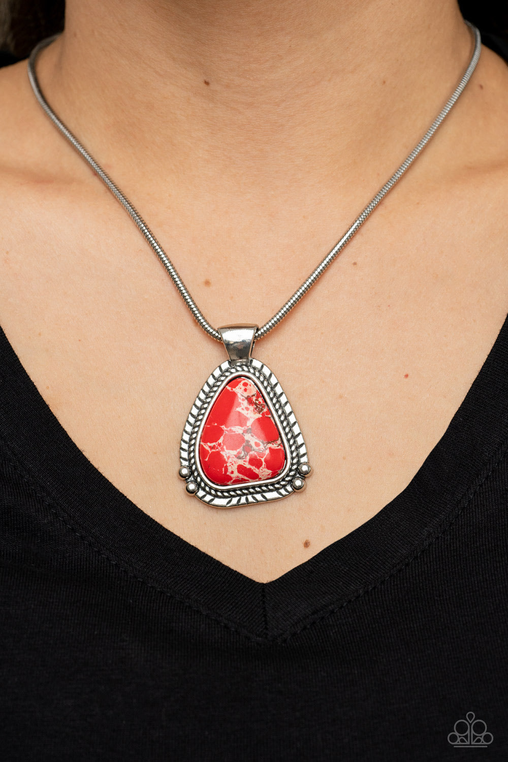 Paparazzi Jewelry Necklace Artisan Adventure - Red