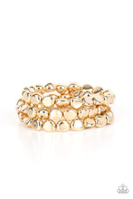 Load image into Gallery viewer, Paparazzi Jewelry Bracelet HAUTE Stone - Gold