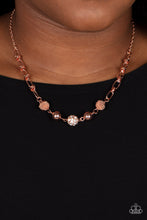 Load image into Gallery viewer, Paparazzi Jewelry Necklace Taunting Twinkle - Copper