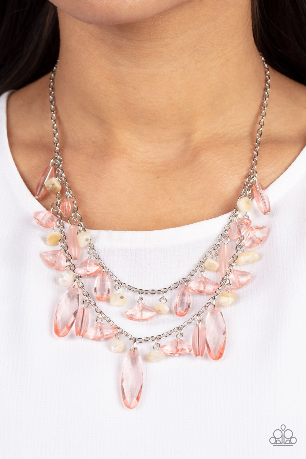 Paparazzi Jewelry Necklace Candlelit Cabana - Pink