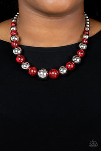 Paparazzi Jewelry Necklace Stone Age Adventurer - Red