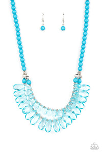 Paparazzi Jewelry Necklace All Across the GLOBETROTTER - Blue