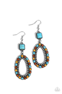 Paparazzi Jewelry Earrings Napa Valley Luxe - Multi