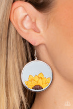 Load image into Gallery viewer, Paparazzi Jewelry Earrings Sun-Kissed Sunflowers - Blue