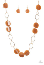 Load image into Gallery viewer, Paparazzi Jewelryn Necklace Posh Promenade - Brown