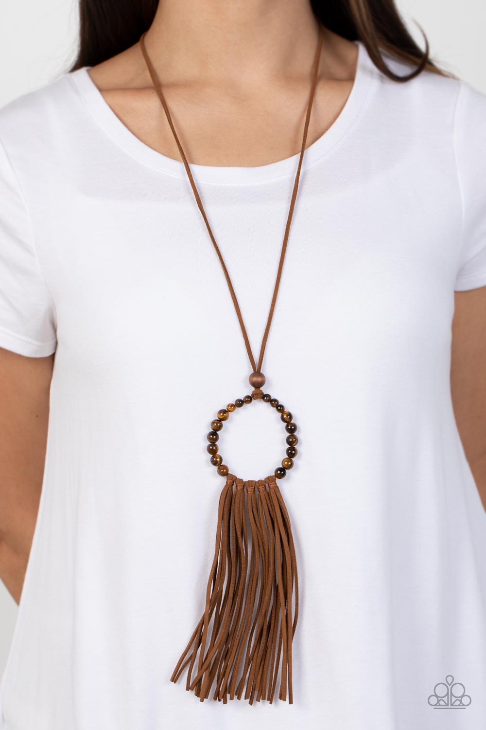 Paparazzi Jewelry Necklace Namaste Mama - Brown