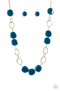 Paparazzi Jewelry Necklace Posh Promenade - Blue