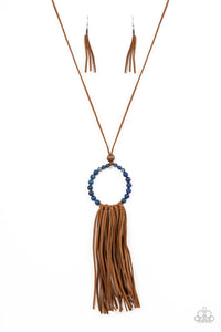 Paparazzi Jewelry Necklace Namaste Mama - Blue