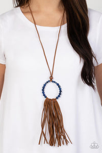 Paparazzi Jewelry Necklace Namaste Mama - Blue