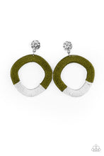 Load image into Gallery viewer, Paparazzi Jewelry Earrings Thats a WRAPAROUND - Green