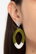 Load image into Gallery viewer, Paparazzi Jewelry Earrings Thats a WRAPAROUND - Green