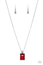 Load image into Gallery viewer, Paparazzi Jewelry Necklace Understated Dazzle - Red