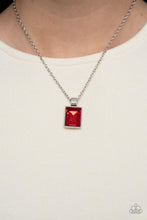 Load image into Gallery viewer, Paparazzi Jewelry Necklace Understated Dazzle - Red