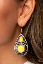 Load image into Gallery viewer, Paparazzi Jewelry Earrings Prima Donna Diva - Yellow