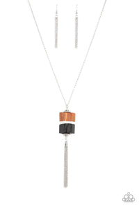 Paparazzi Jewelry Necklace Reel It In - Black