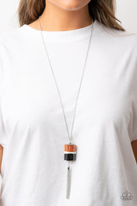 Paparazzi Jewelry Necklace Reel It In - Black