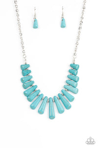 Paparazzi Jewelry Necklace Mojave Empress - Blue