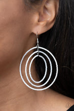 Load image into Gallery viewer, Paparazzi Jewelry Earrings Colorfully Circulating - White