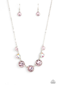 Paparazzi Jewelry Necklace Pampered Powerhouse - Pink