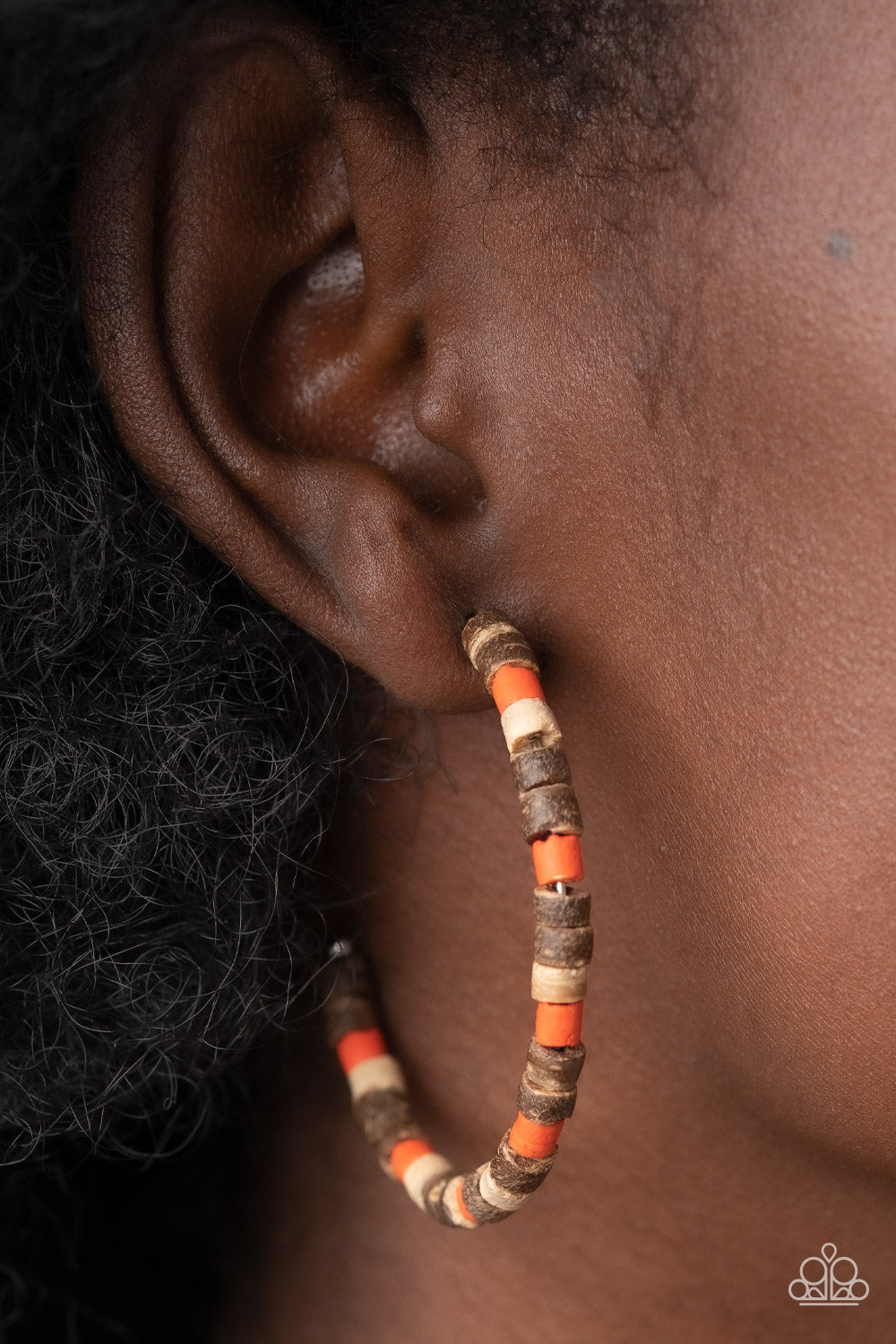 Paparazzi Jewelry Earrings Effortlessly Earthy - Orange