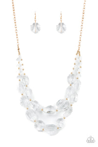 Paparazzi Jewelry  Necklace Icy Illumination - Gold