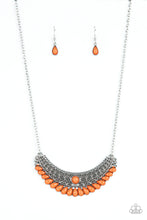 Load image into Gallery viewer, Paparazzi Jewelry Necklace Abundantly Aztec - Orange