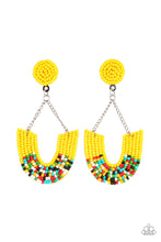 Load image into Gallery viewer, Paparazzi Jewelry Earrings Make it RAINBOW - Yellow