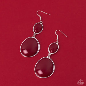 Paparazzi Jewelry Earrings Soulful Samba - Red