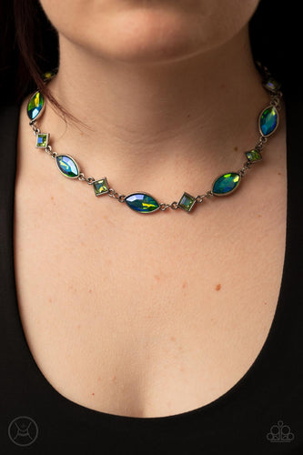 Paparazzi Jewelry Necklace Prismatic Reinforcements - Green