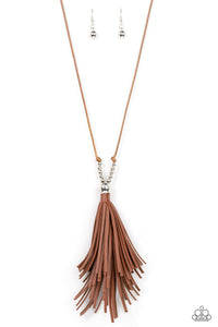 Paparazzi Jewelry Necklace A Clean Sweep - Brown