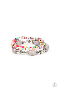 Paparazzi Jewelry Bracelet Confidently Crafty - Silver