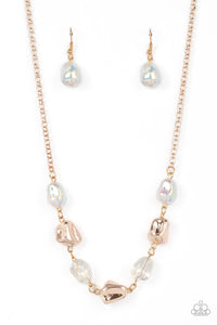 Paparazzi Jewelry Necklace Inspirational Iridescence - Rose Gold