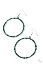 Load image into Gallery viewer, Paparazzi Jewelry Earrings Head-Turning Halo - Green