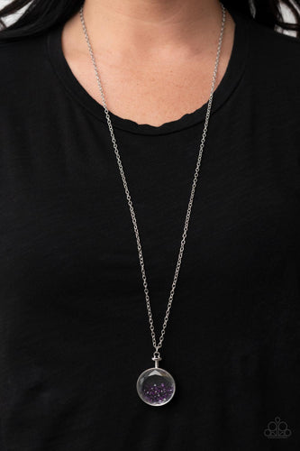Paparazzi Jewelry Necklace Twinkly Treasury - Purple