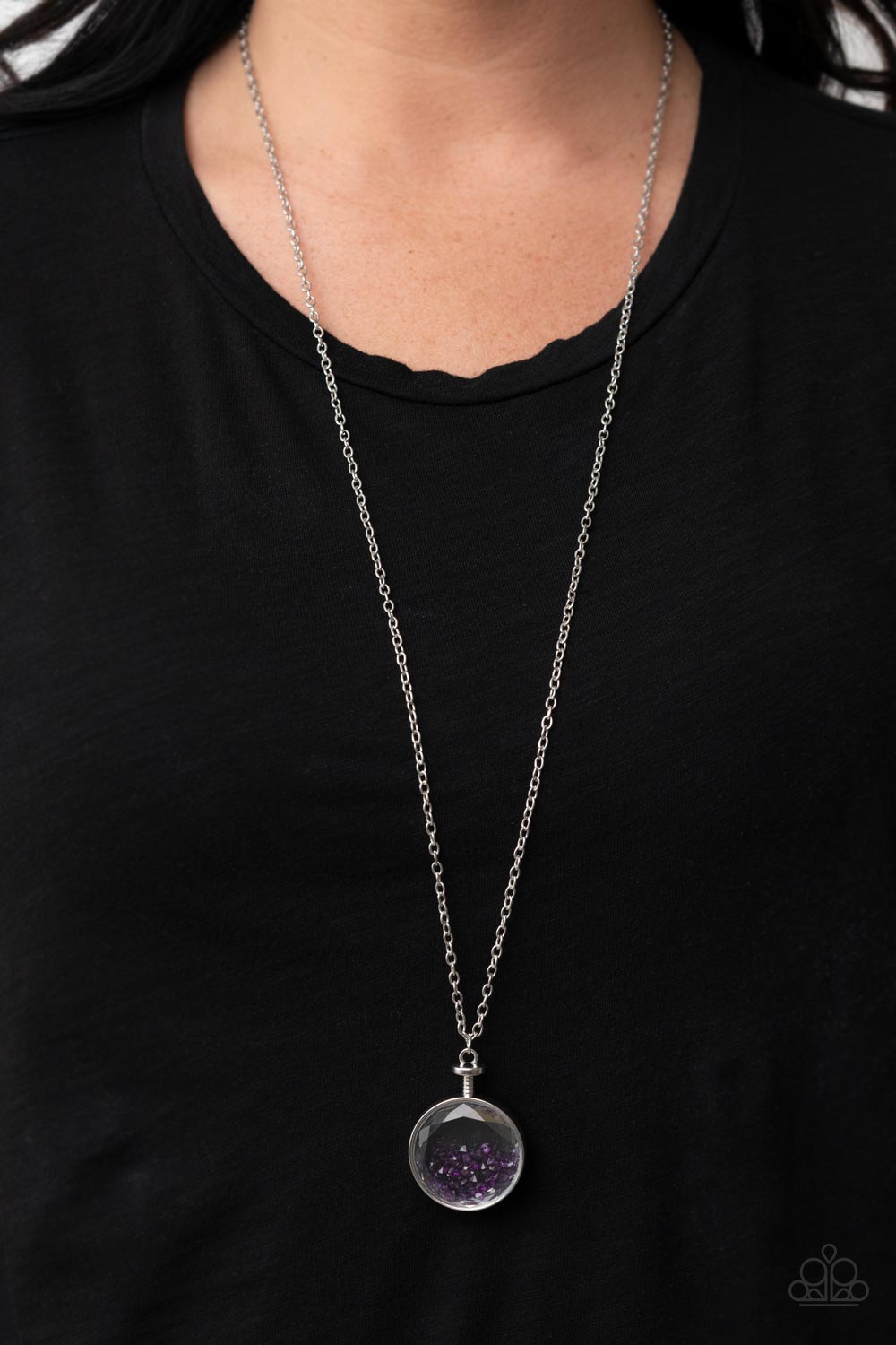 Paparazzi Jewelry Necklace Twinkly Treasury - Purple