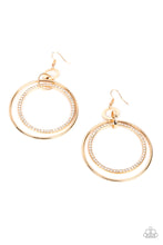 Load image into Gallery viewer, Paparazzi Jewelry Earrings Haute Hysteria - Gold