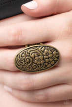 Load image into Gallery viewer, Paparazzi Jewelry Ring Floral Fortress - Brass